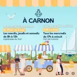 Illustration marché à Carnon Illustration marché à Carnon