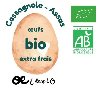 œufs bio extra frais - E dans l'O