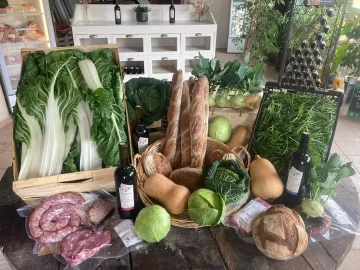 Produits du domaine en vente à la boutique