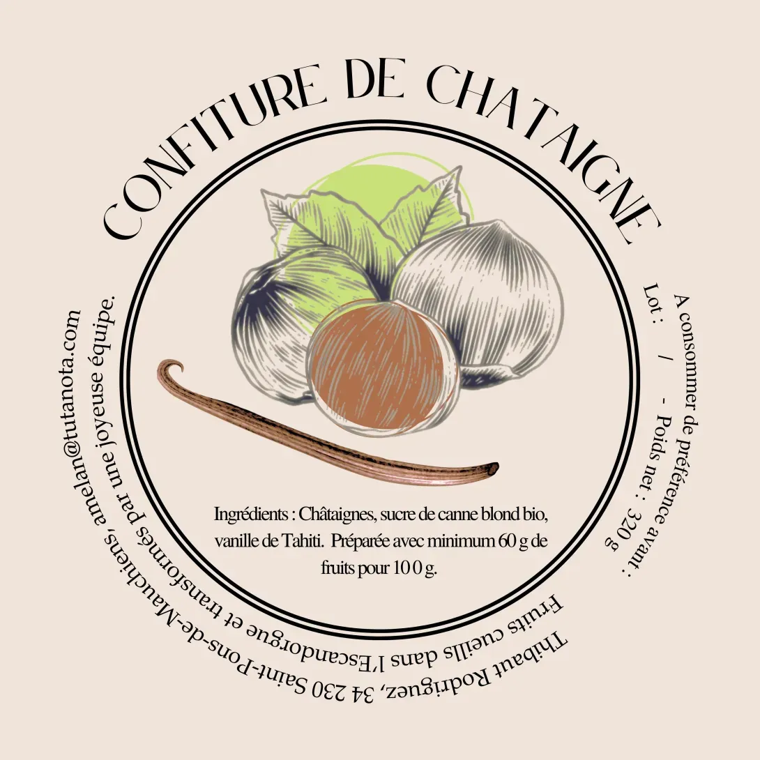 Confiture de châtaigne